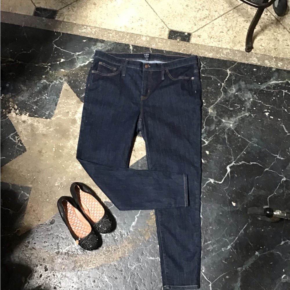 J. Crew Women's Dark Indigo Skinny Jeans